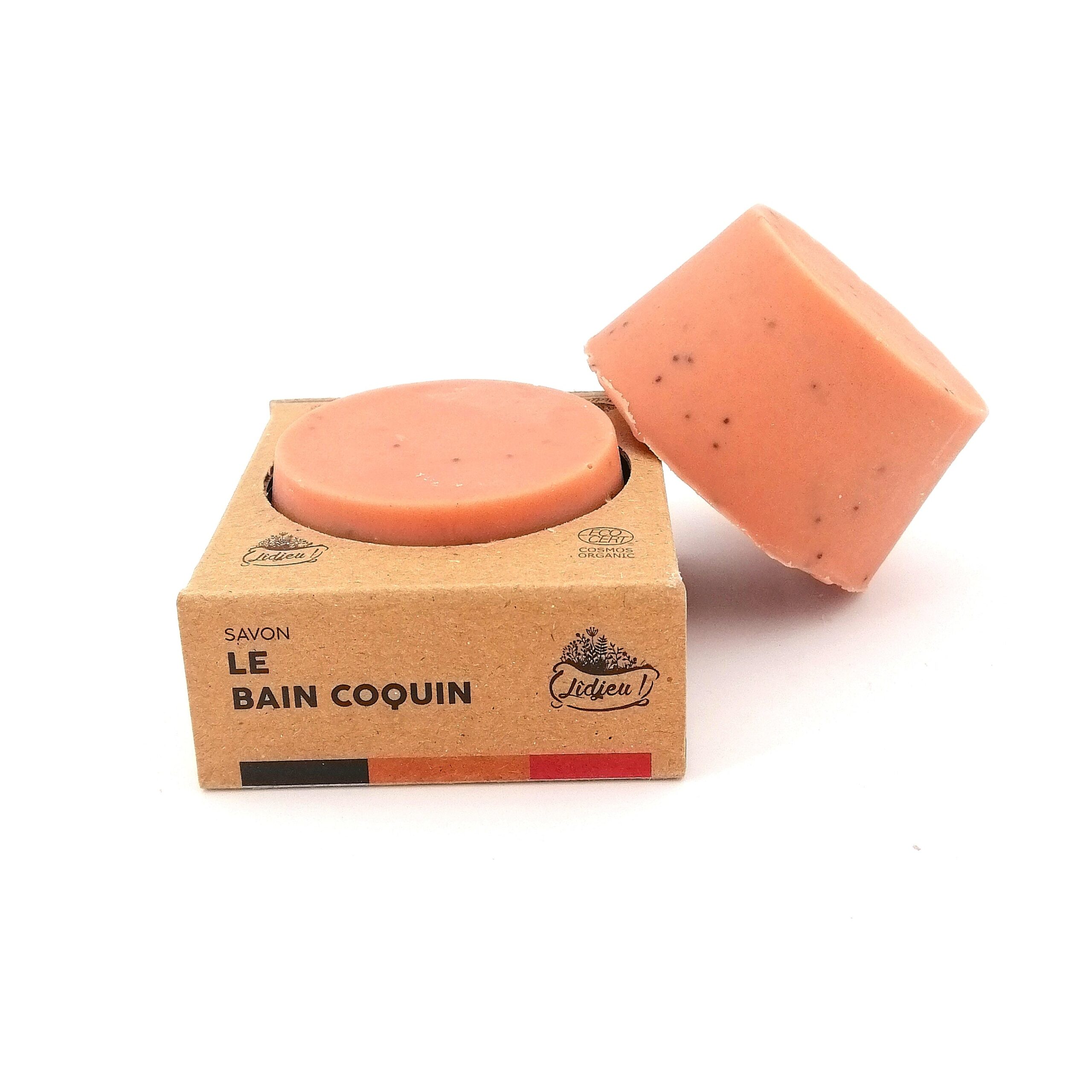 Le Bain Coquin, un savon 100% d'origine naturelle, certifié BIO, exfoliant à l'huile d'Amande douce. – Image 2
