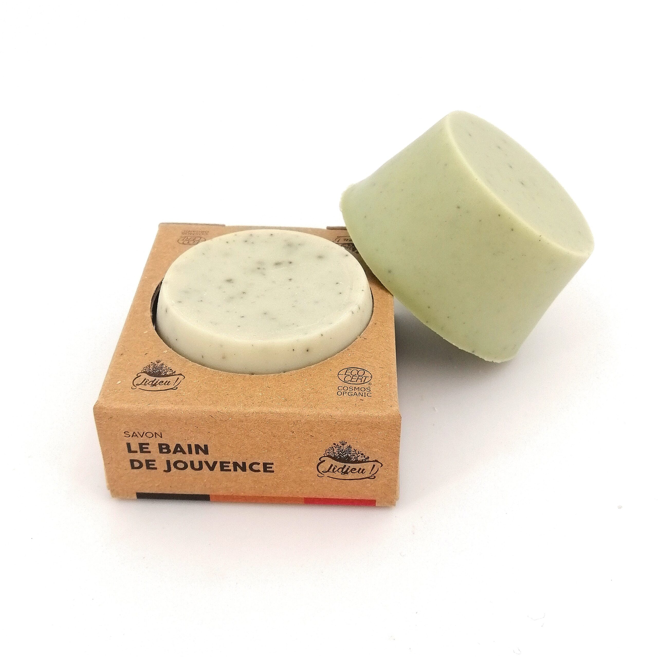 Le Bain de Jouvence, un savon 100% d'origine naturelle, certifié BIO hydratant à l'huile de chanvre et d'amande douce. – Image 2