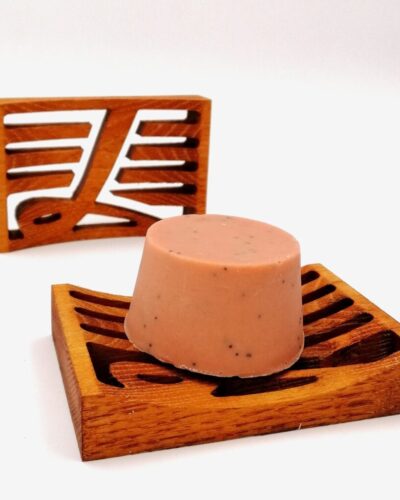 Porte-savon en robinier