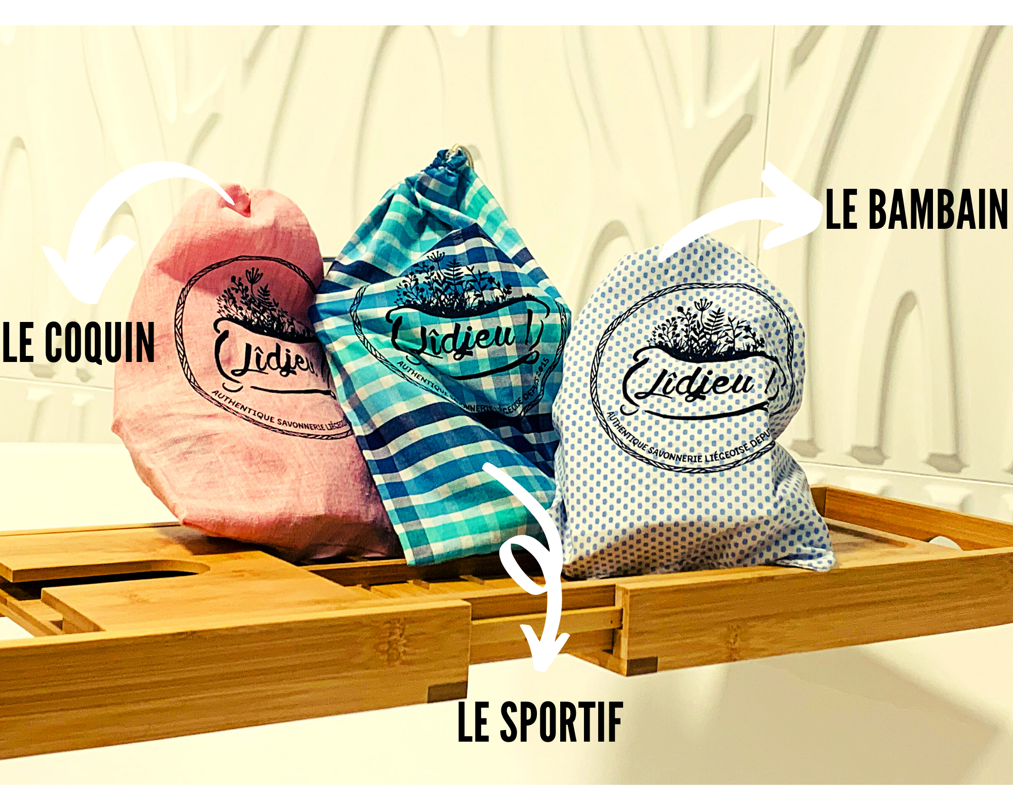 Pochon Sportif (1 savon + 1 macérât d'arnica + 1 rouleau de massage) – Image 2
