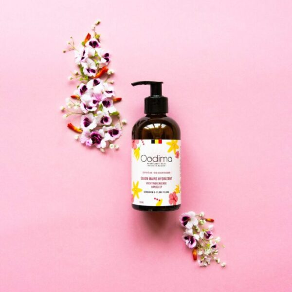 Savon mains - Ylang Ylang et géranium - 250 ml