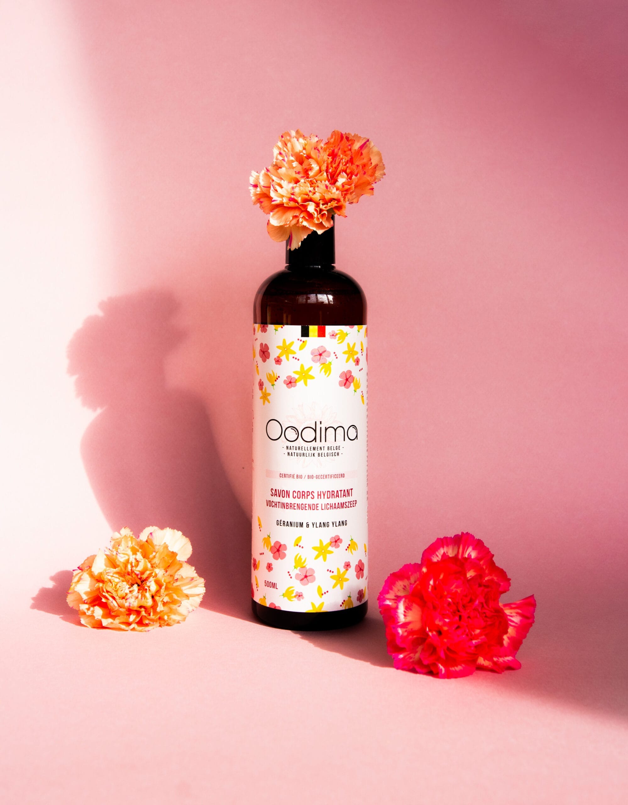 Savon corps hydratant Géranium, Ylang Ylang